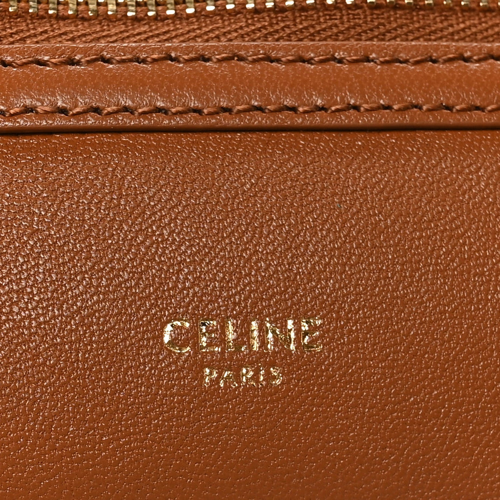 Supple Shiny Lambskin Small New Luggage Soft Tan