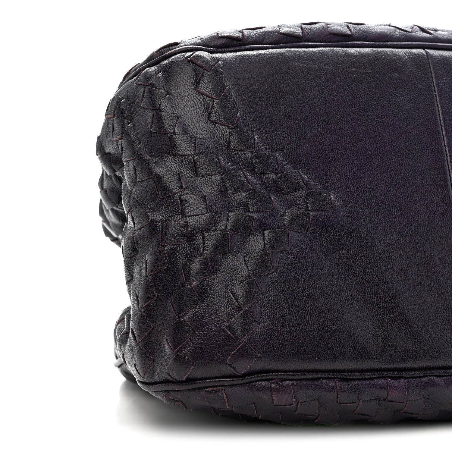 Nappa Intrecciato Maggiore Small Basket Bag Monalisa