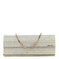 Acrylic Glitter Sweetie Clutch Champagne