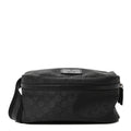 Nylon Monogram Fanny Pack Belt Bag Black