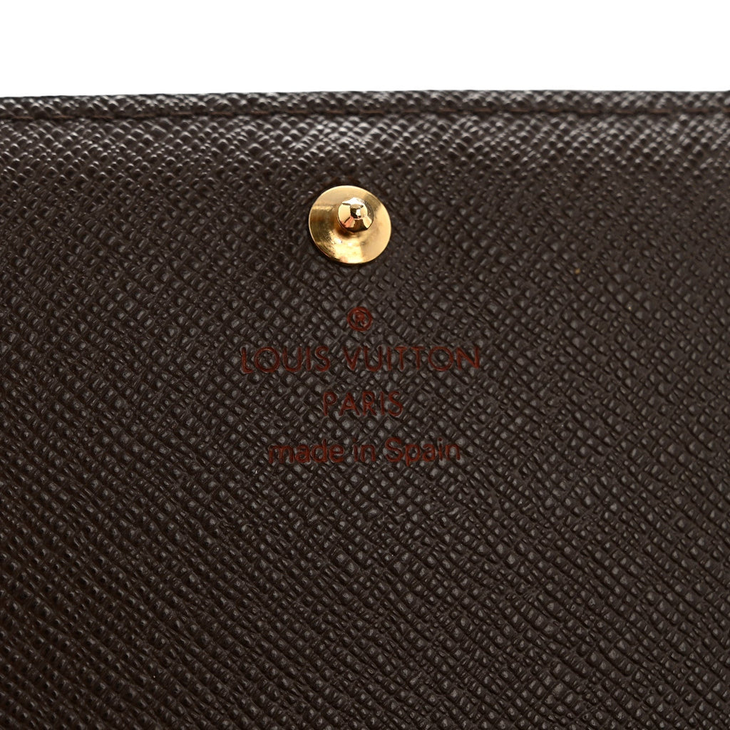 Damier Ebene Porte-Monnaie Billets Tresor Wallet