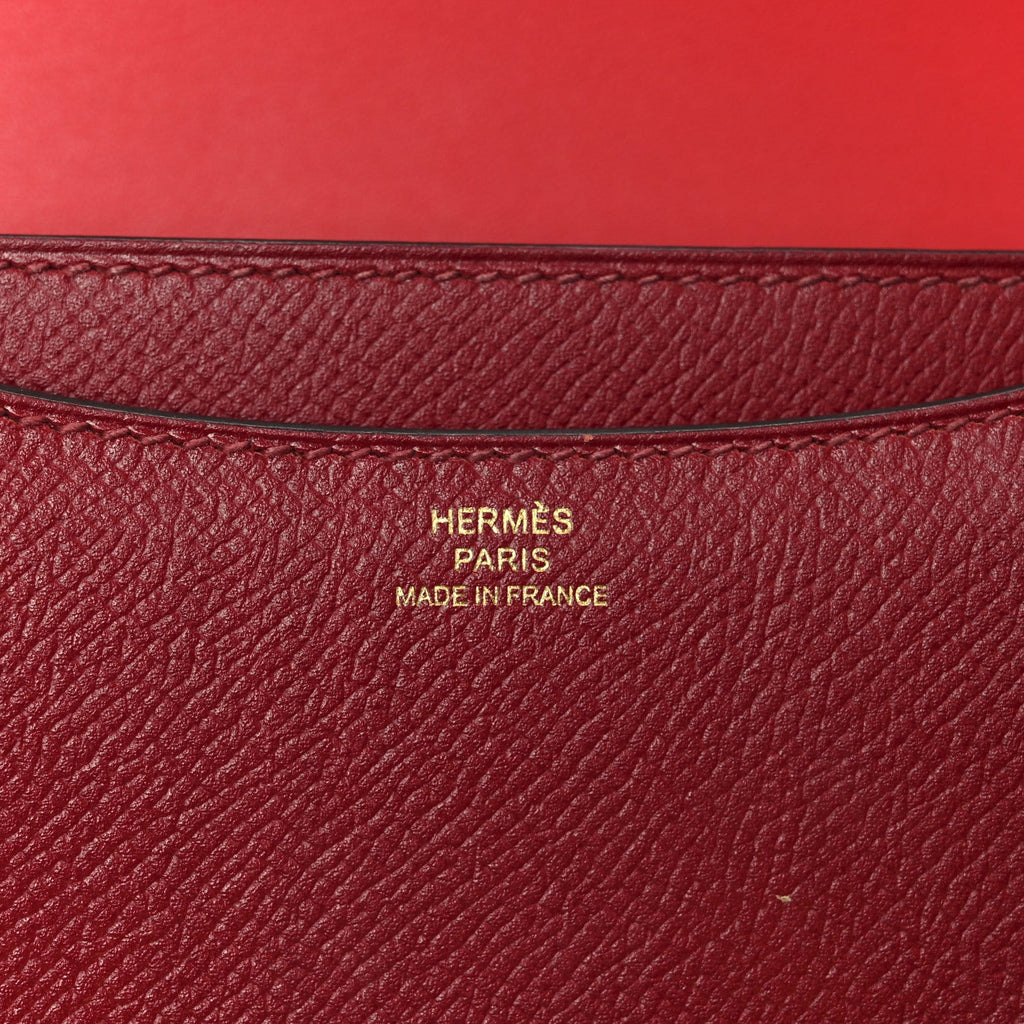 Epsom Enamel Constance 18 Rouge Grenat
