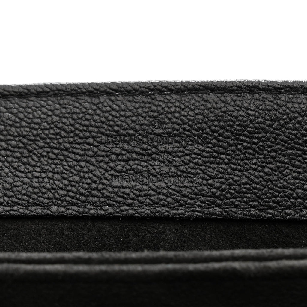 Monogram Cuir Plume Ecume Very Chain Bag Black