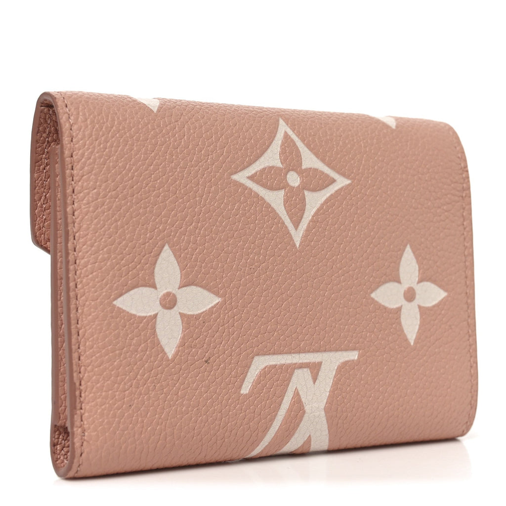 Empreinte Monogram Giant Victorine Wallet Rose Trianon Creme