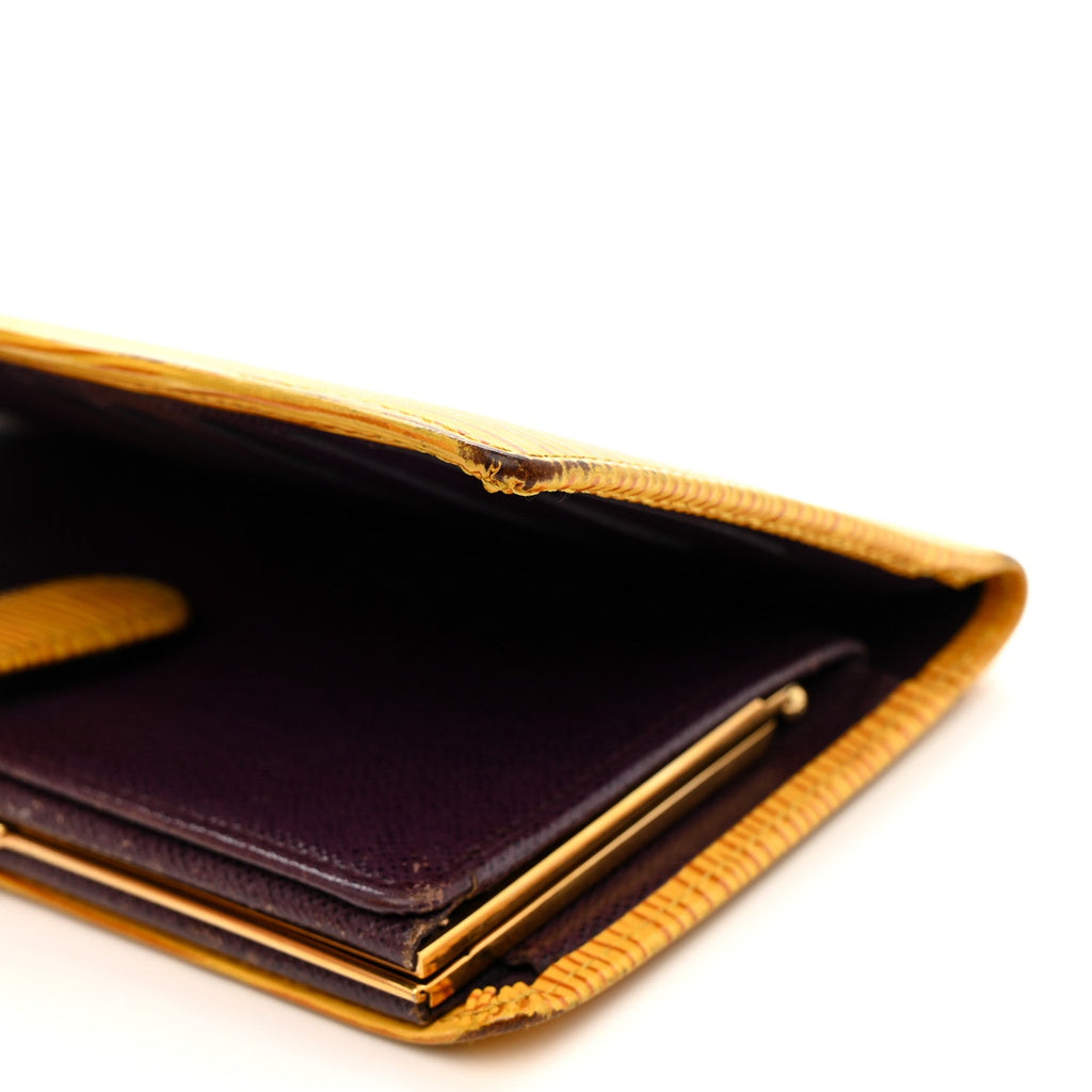 Epi Continental French Purse Wallet Tassil