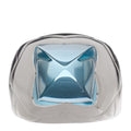 18K White Gold Aquamarine Pyramide Ring 55 7.25