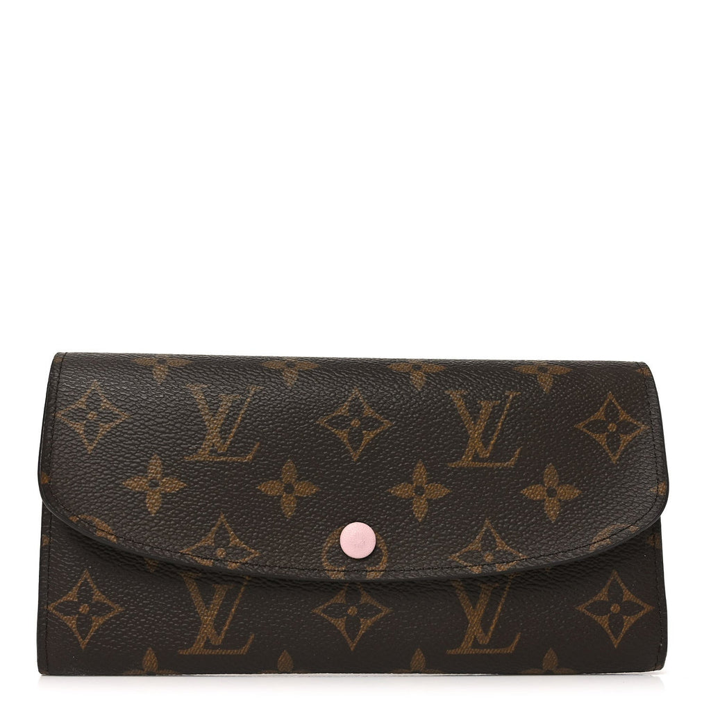 Monogram Emilie Wallet Rose Ballerine