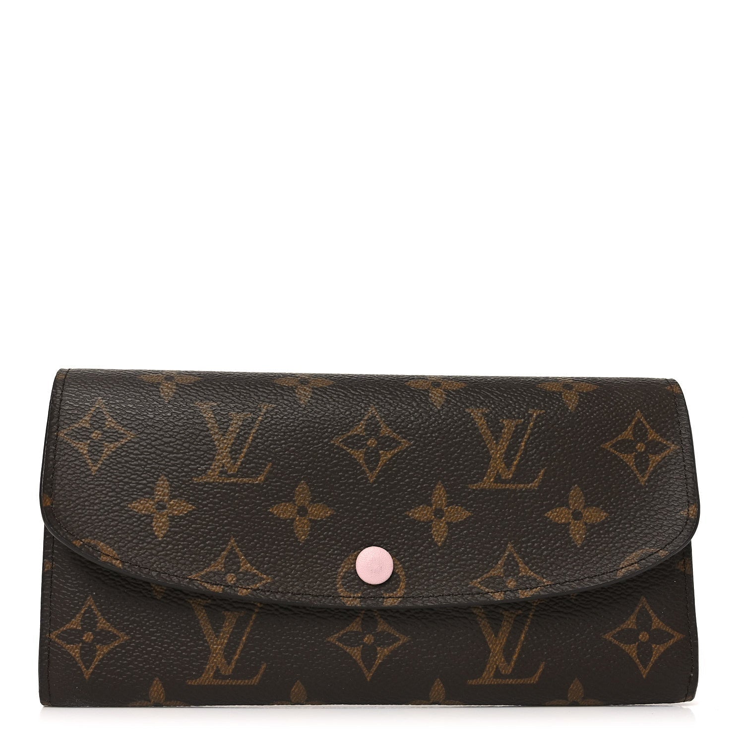 Monogram Emilie Wallet Rose Ballerine