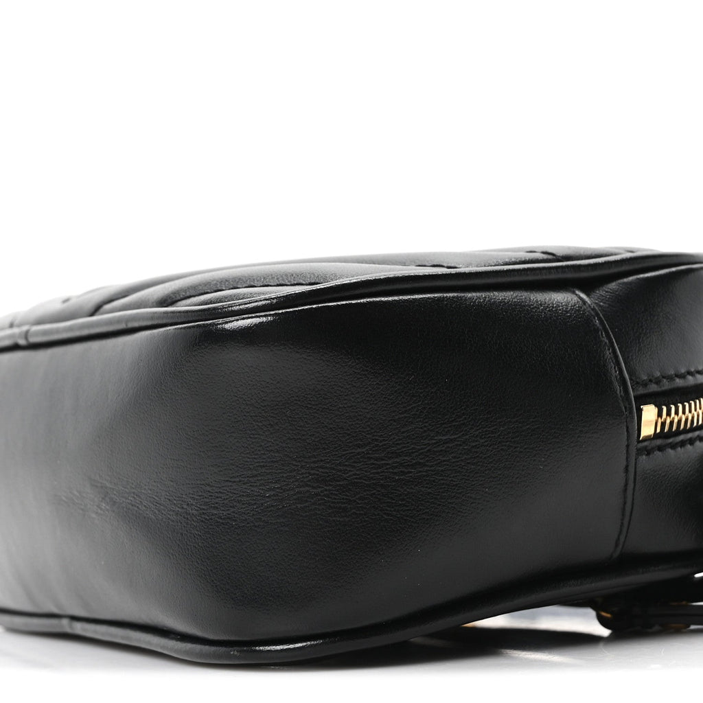 Calfskin Matelasse Monogram Lou Belt Bag Black