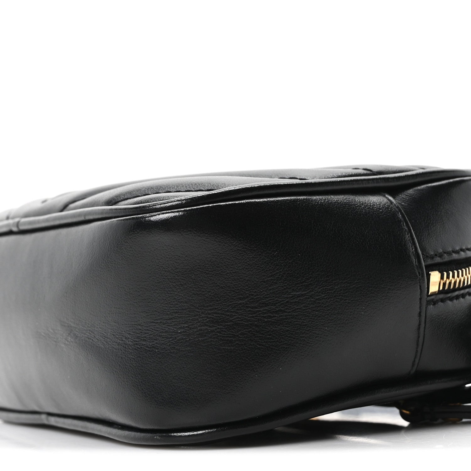 Calfskin Matelasse Monogram Lou Belt Bag Black