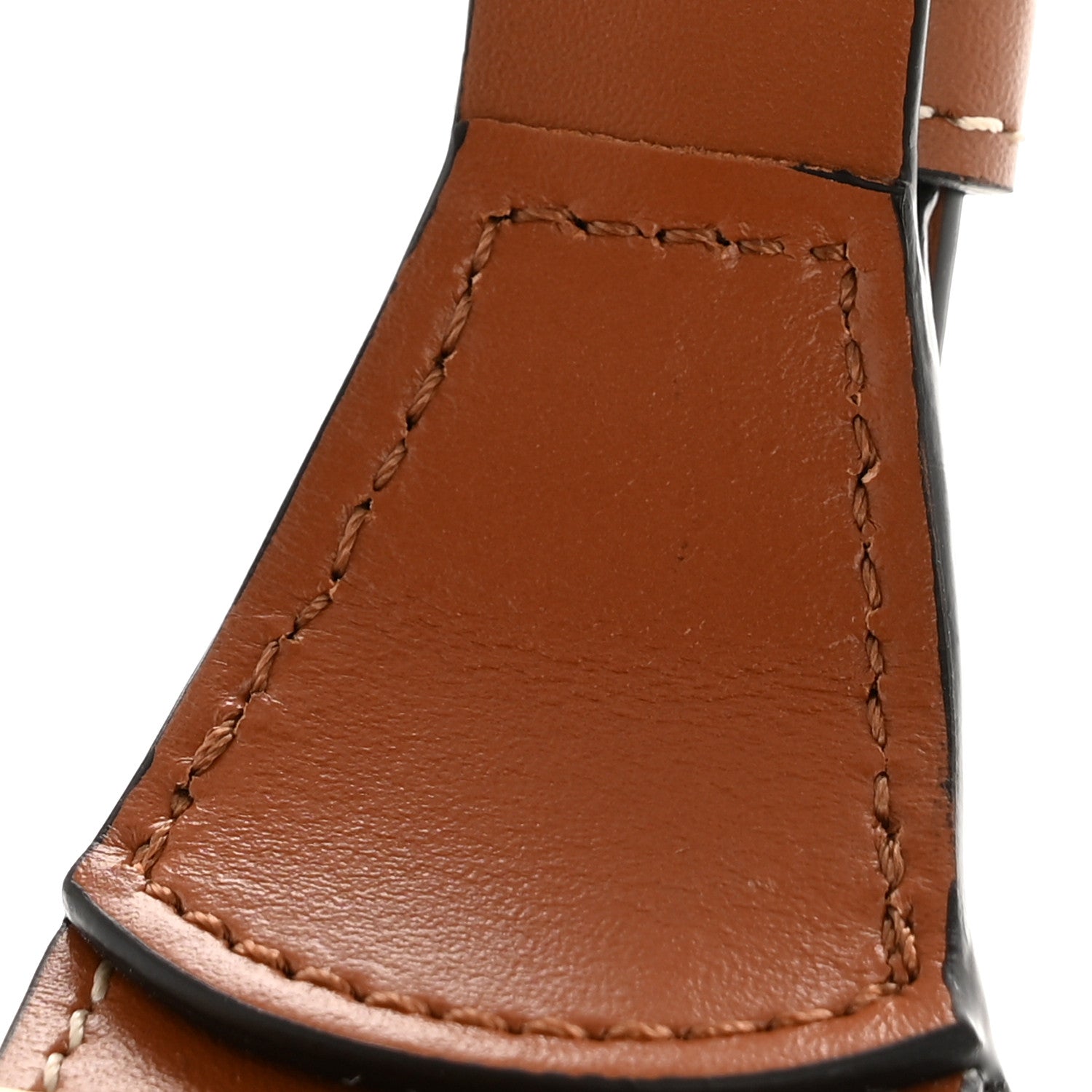 Calfskin Triomphe Canvas Small Heloise Shoulder Bag Tan