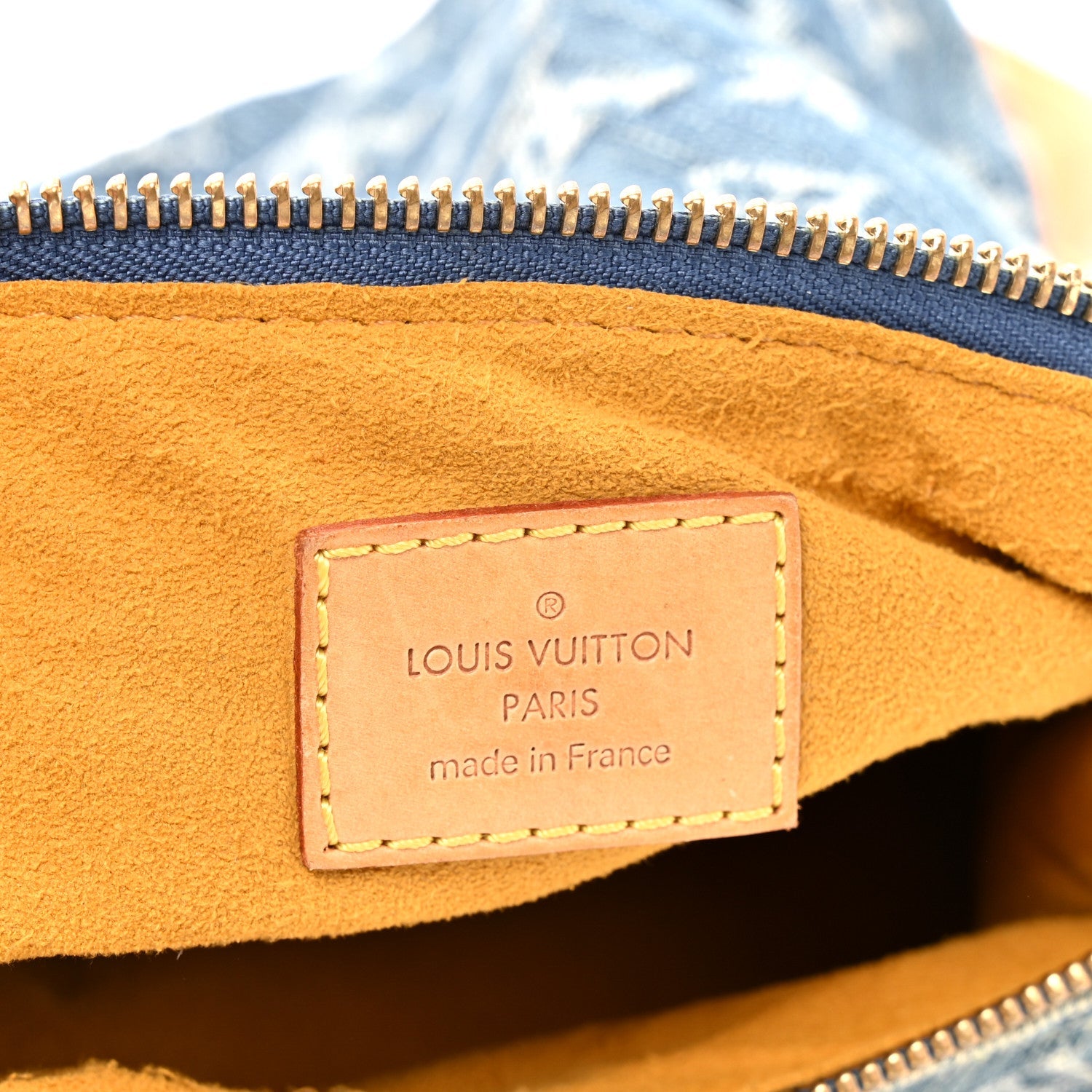 Monogram Denim Baggy PM Blue