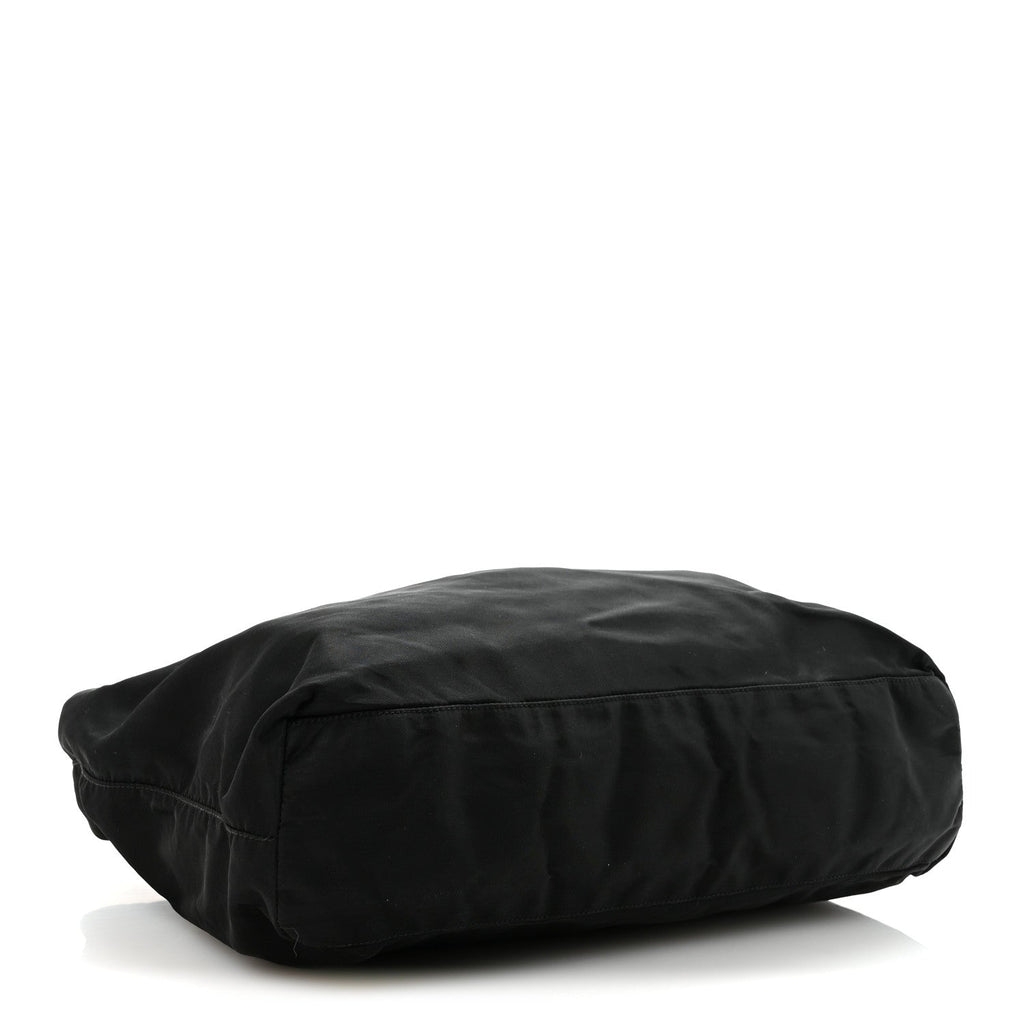 Tessuto Nylon Shopping Tote Black