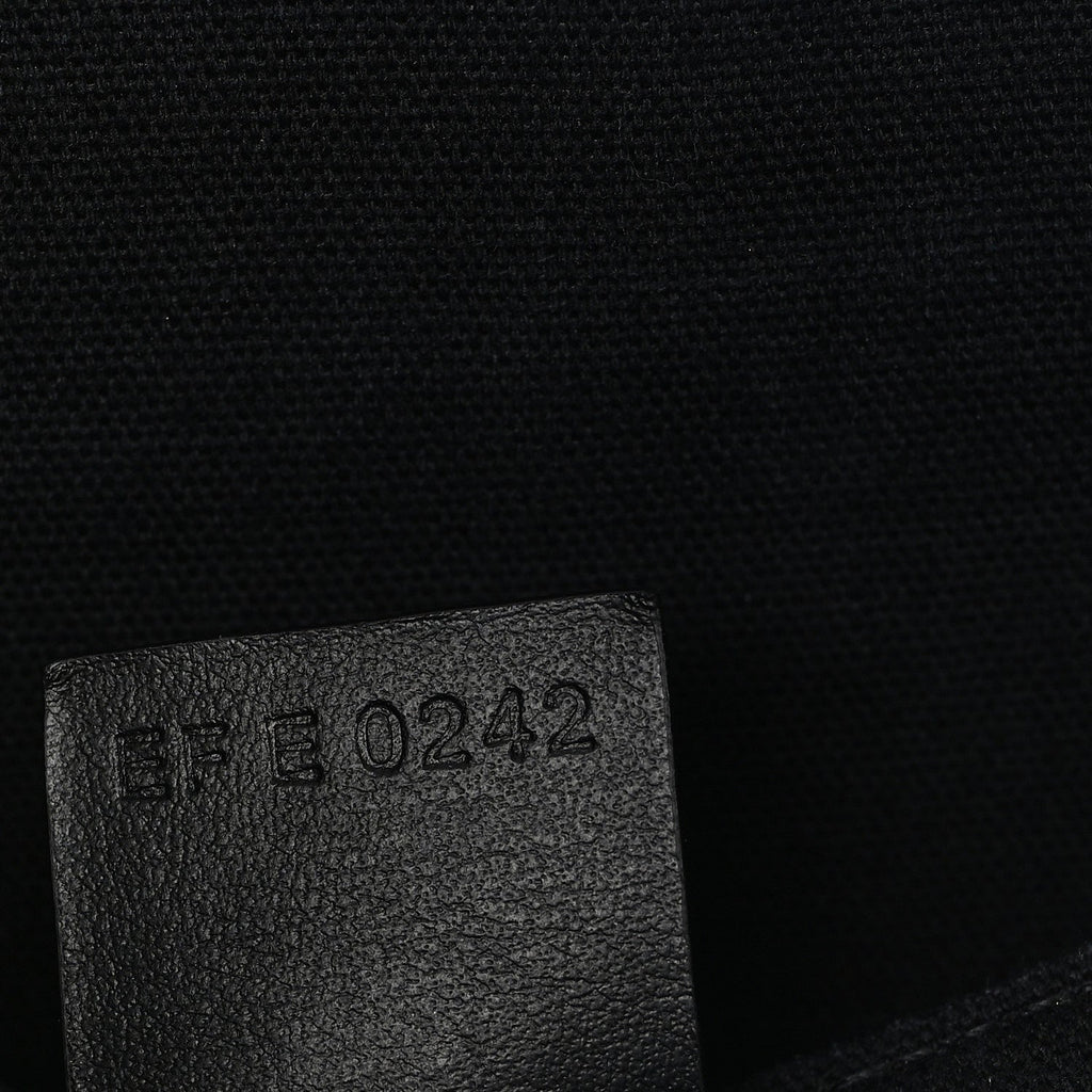 4G Coated Canvas Logo Medium G-Tote Black