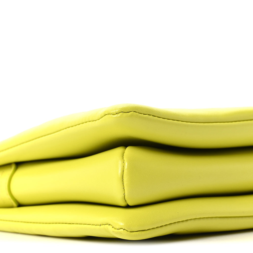 Embossed Monogram Coussin PM Vert Acide