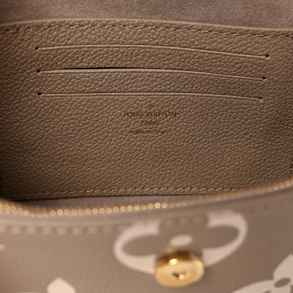 Empreinte Monogram Giant Ivy Wallet On Chain Tourterelle Creme