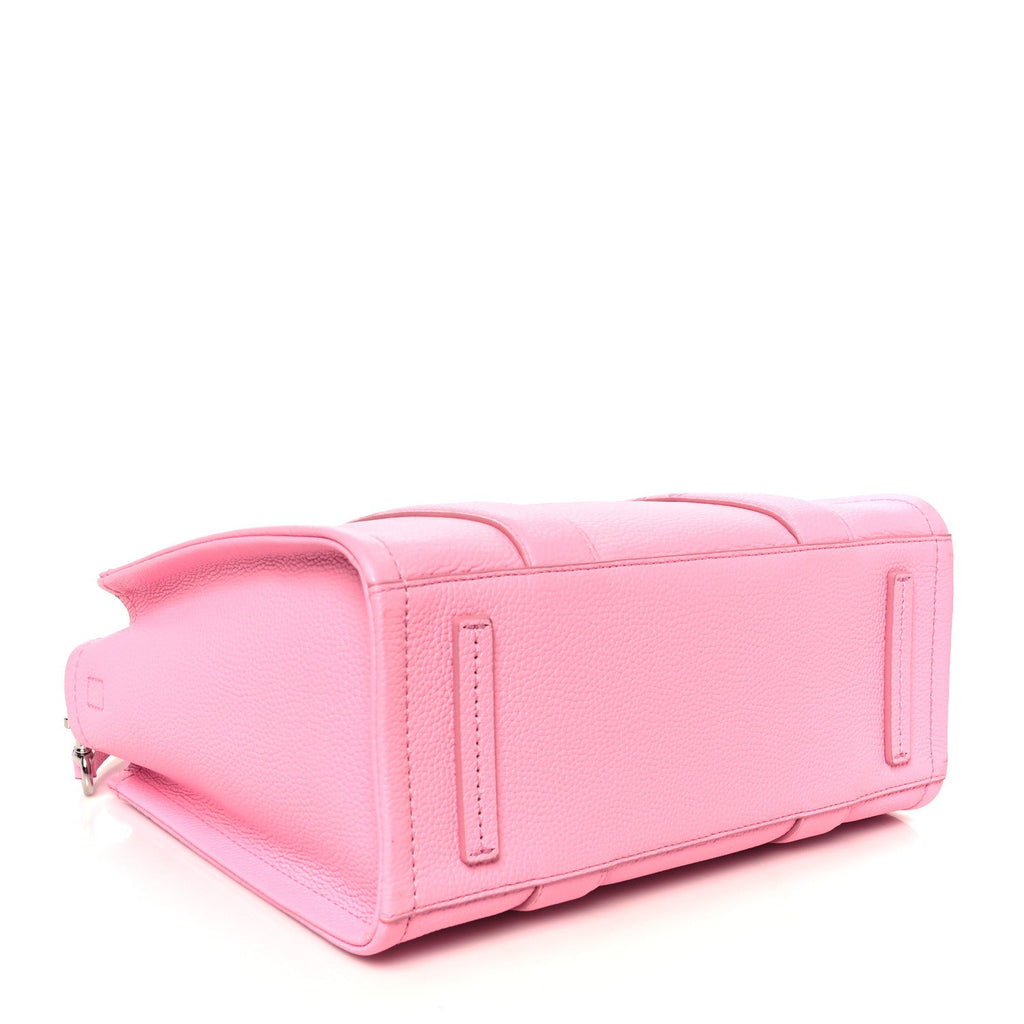 Grained Calfskin Medium The Tote Bag Fluro Candy Pink