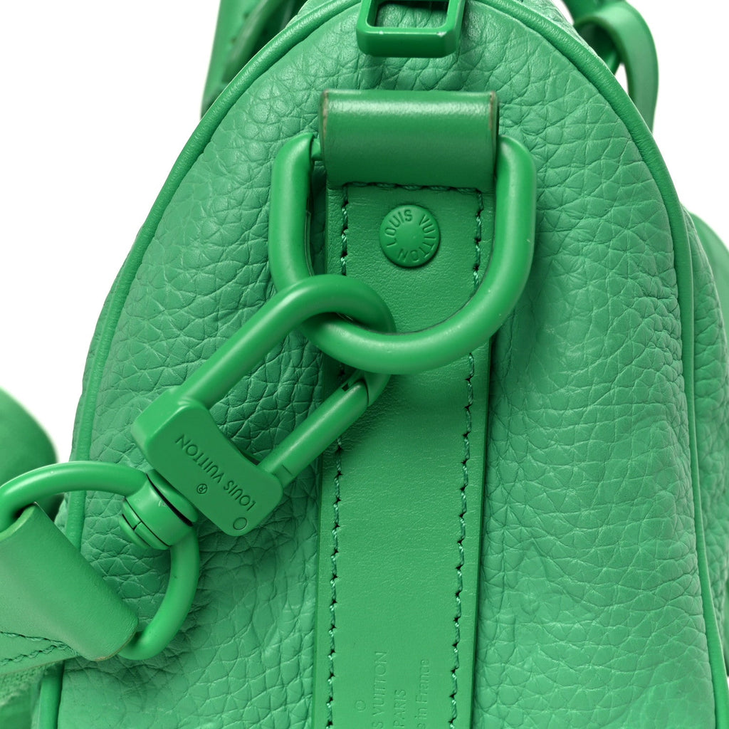 Monogram Taurillon Keepall Bandouliere 25 Minty Green