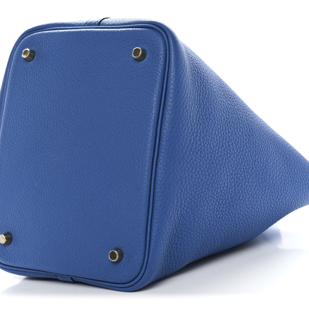 Taurillon Clemence Picotin Lock 22 MM Bleu Frida