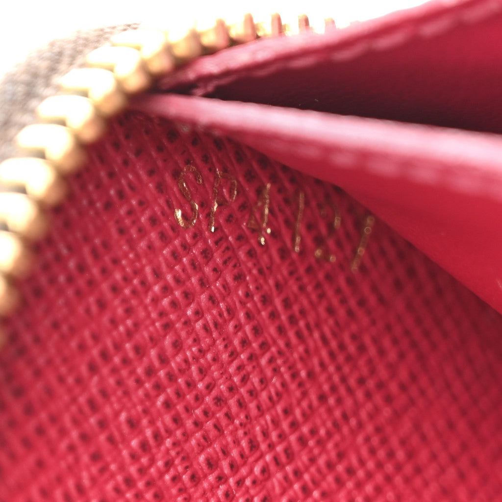 Monogram Clemence Wallet Fuchsia