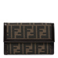 Zucca Compact Long Wallet Tobacco