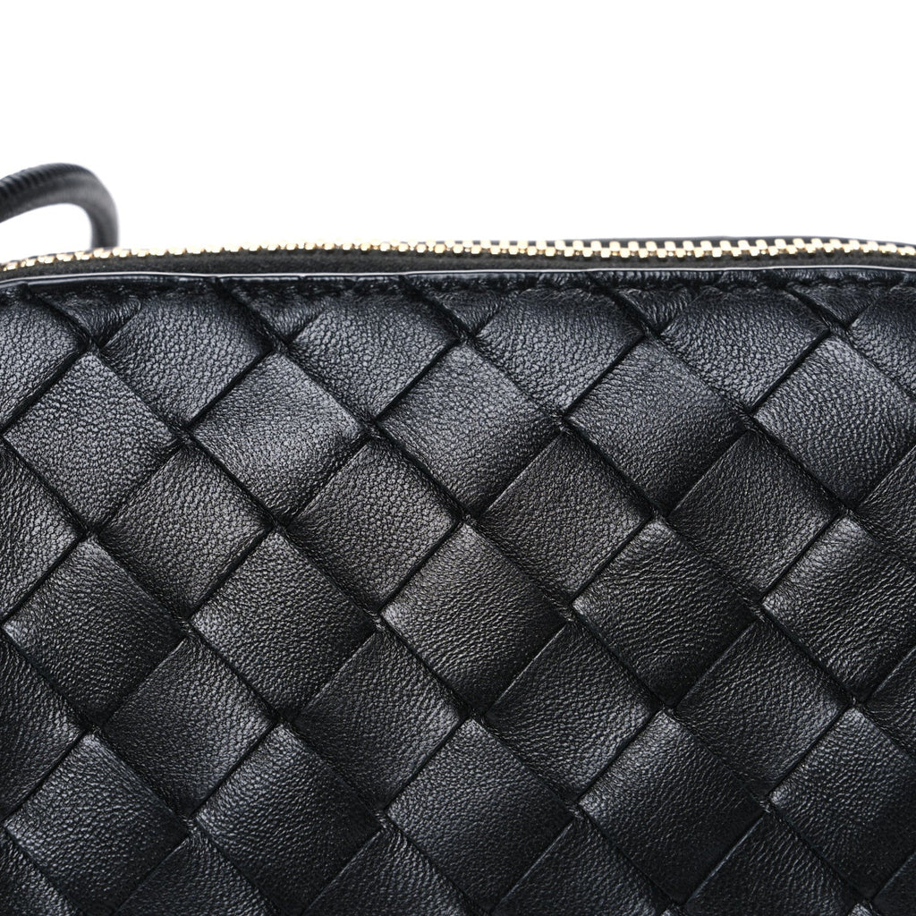 Nappa Intrecciato Concert Pouch Black