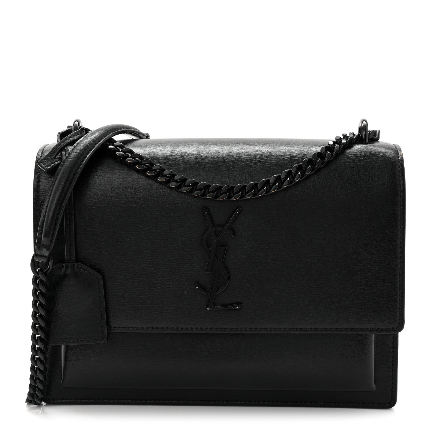 Calfskin Medium Monogram Monochrome Sunset Black
