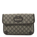 GG Supreme Monogram Neo Vintage Web Belt Bag Brown