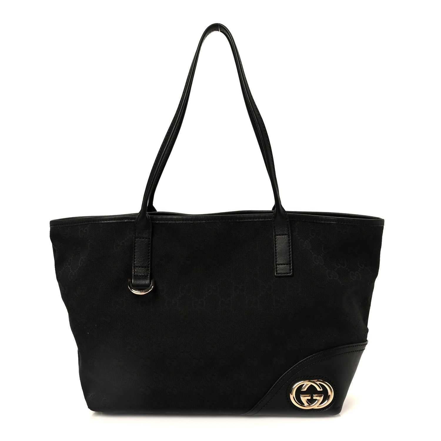 Monogram Medium New Britt Tote Black
