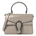 Crinkled Patent Small Dionysus Top Handle Bag Sphinx