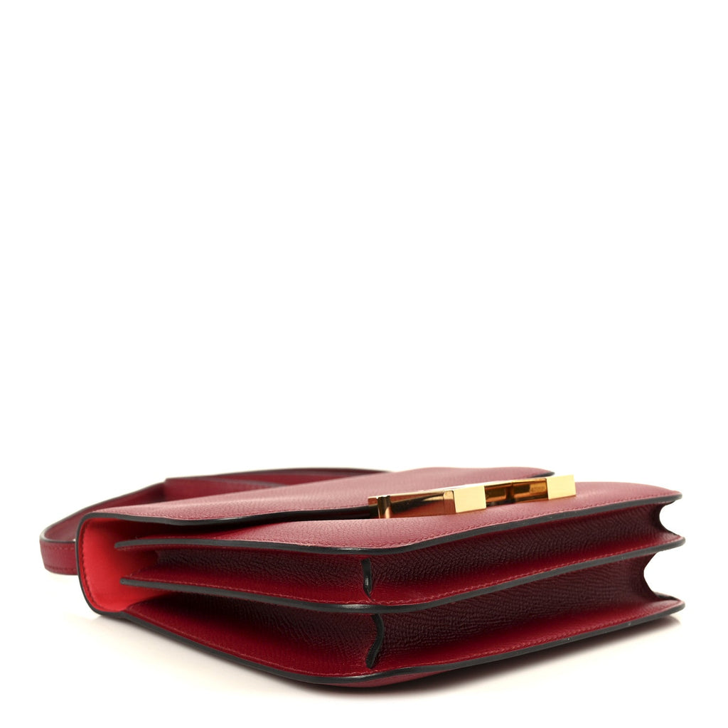 Epsom Enamel Constance 18 Rouge Grenat