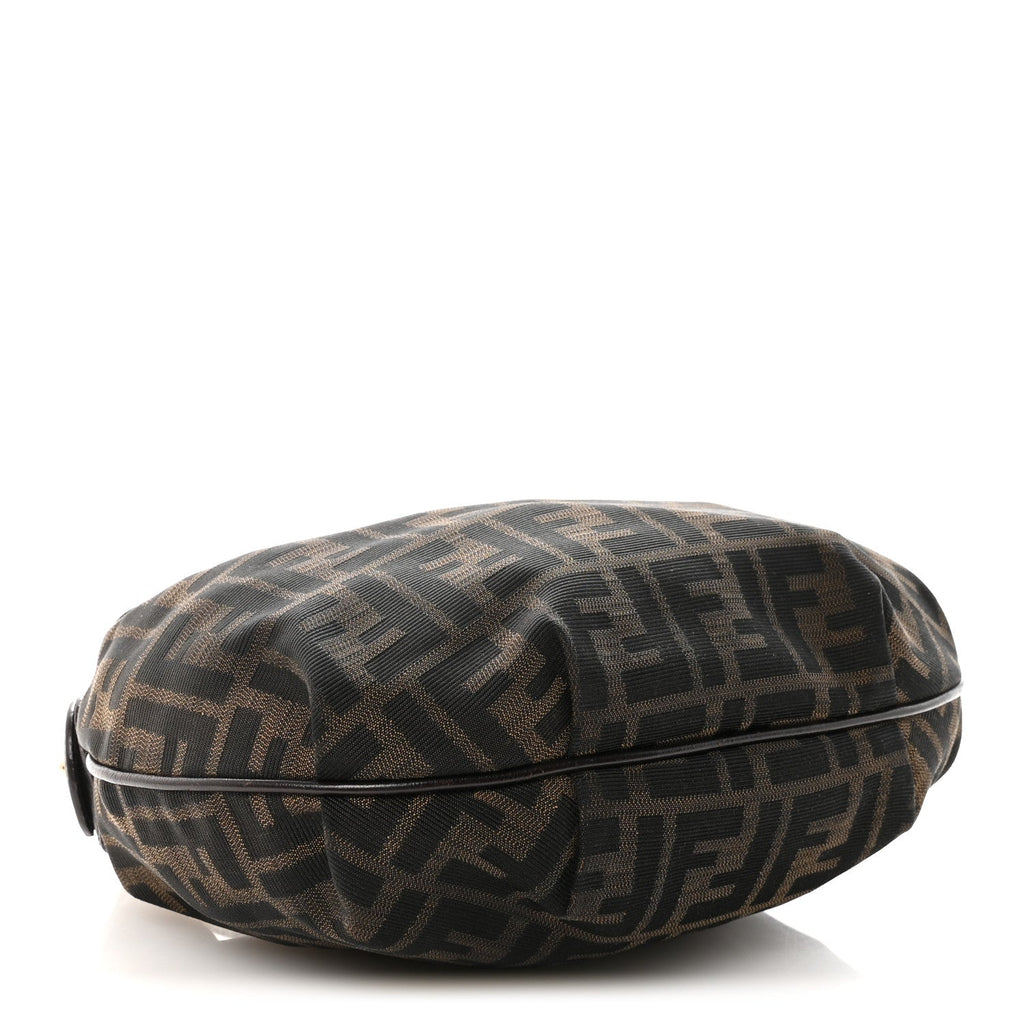 Zucca Small Chef Chain Hobo Tobacco