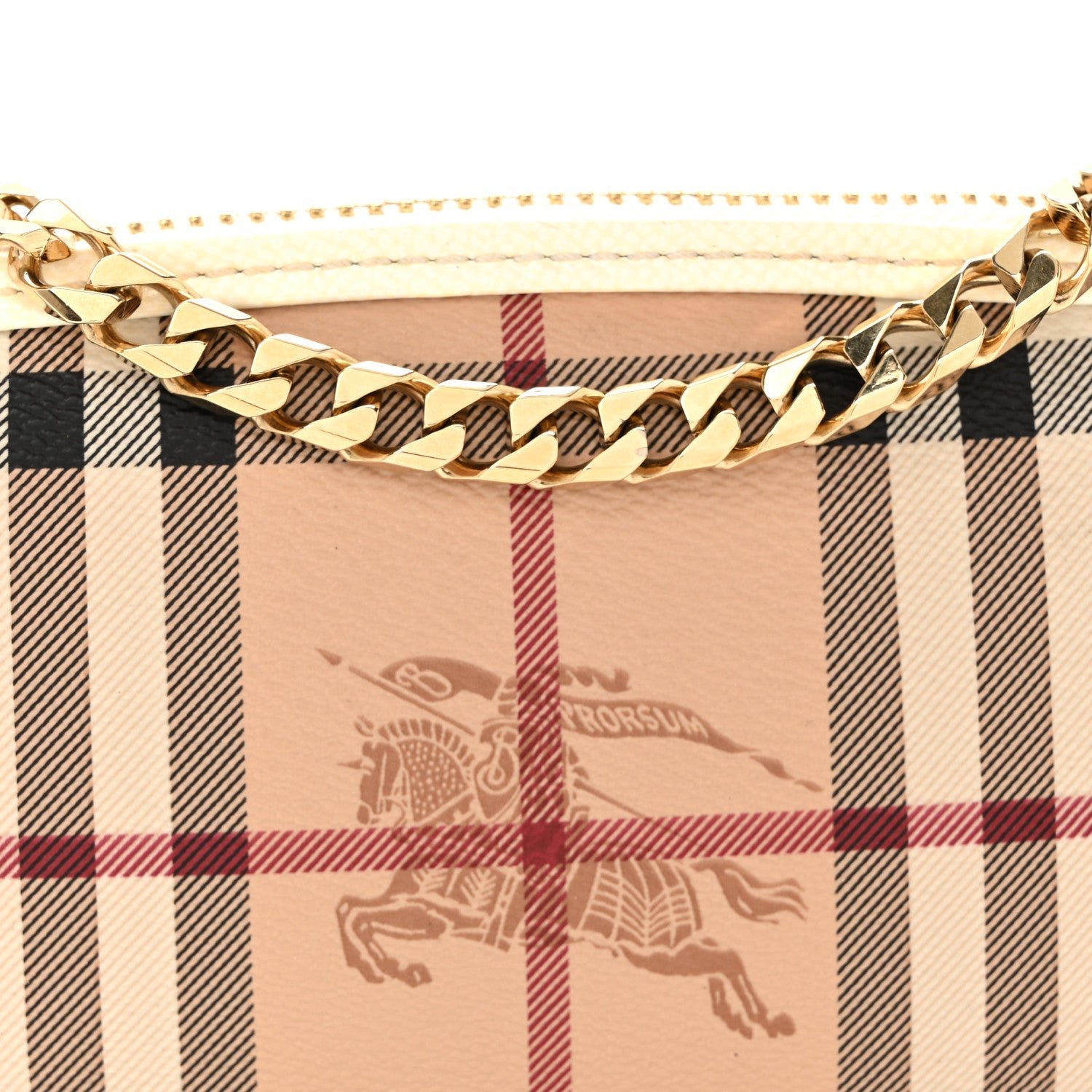 Haymarket Check Pochette White