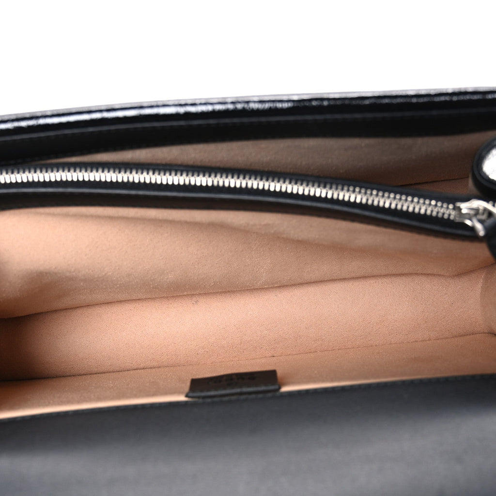 Velvet GG Monogram Small Dionysus Shoulder Bag Black