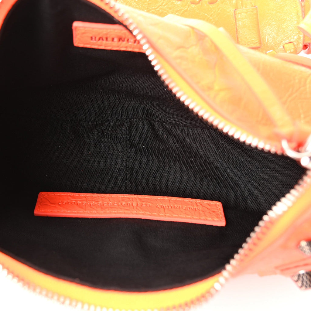 Agneau Arena Le Cagole Shoulder Bag XS Orange