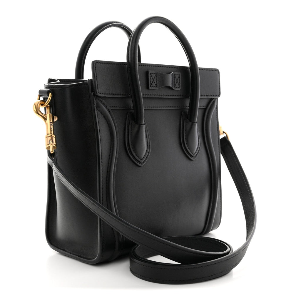 Smooth Calfskin Nano Luggage Black