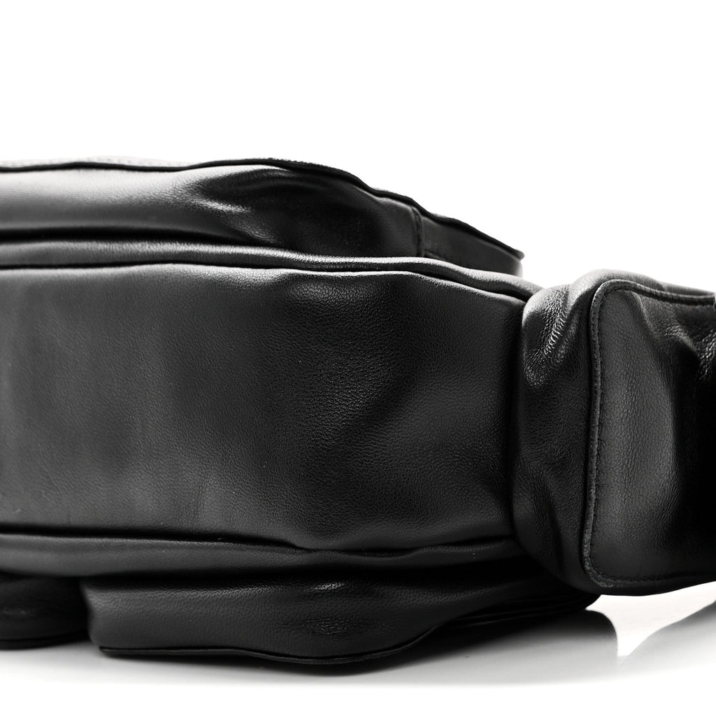 Nappa Multi Pocket Hobo Black