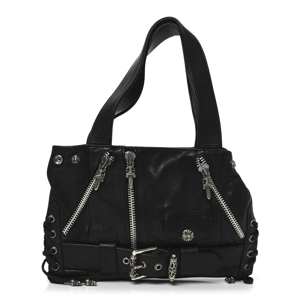 Grained Calfskin JJ Dean Tote Black