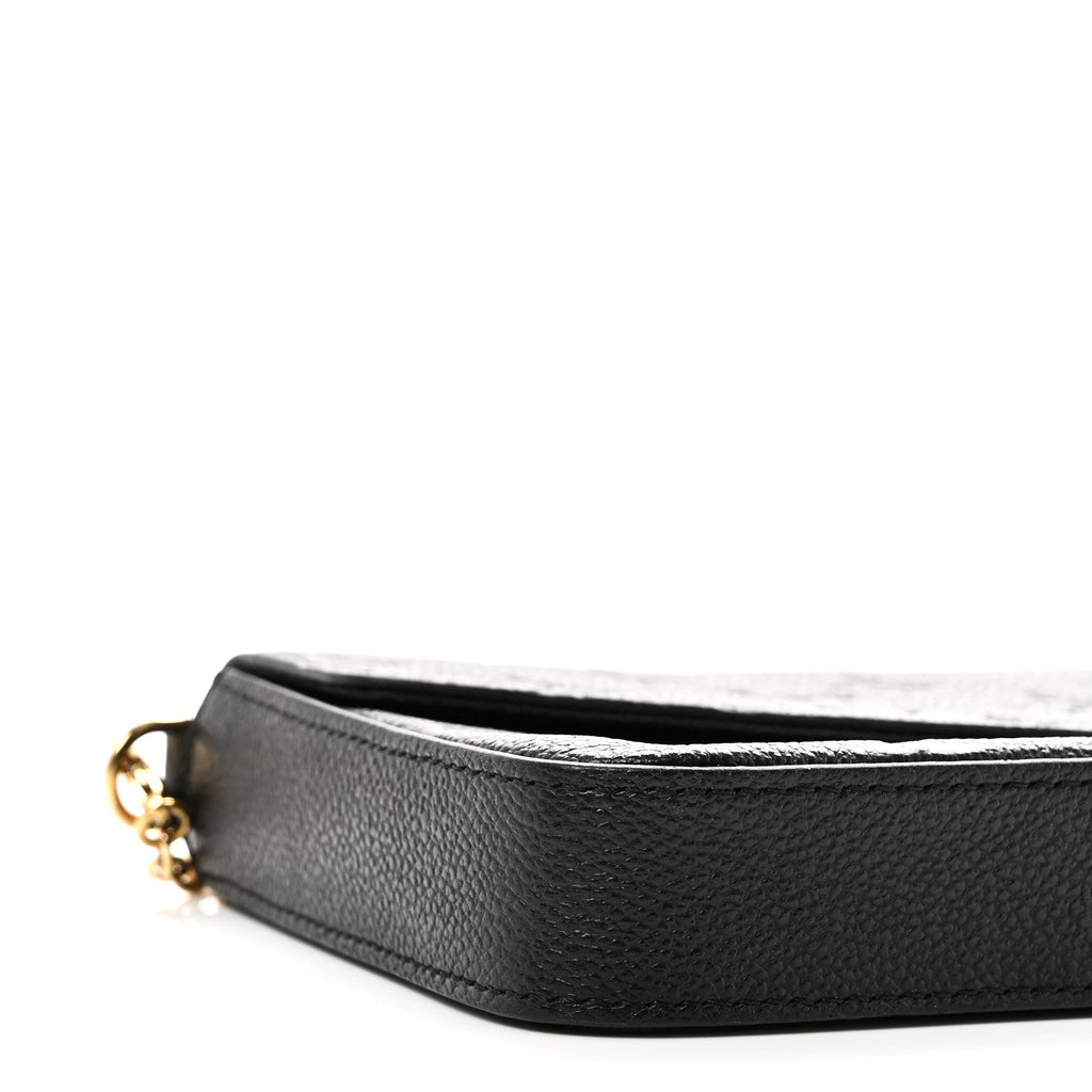 Empreinte Pochette Felicie Chain Wallet Black