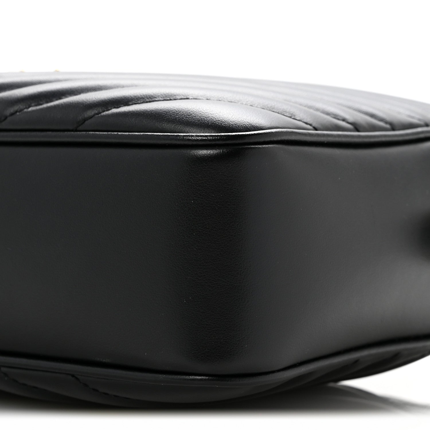 Calfskin Matelasse Monogram Lou Camera Bag Black