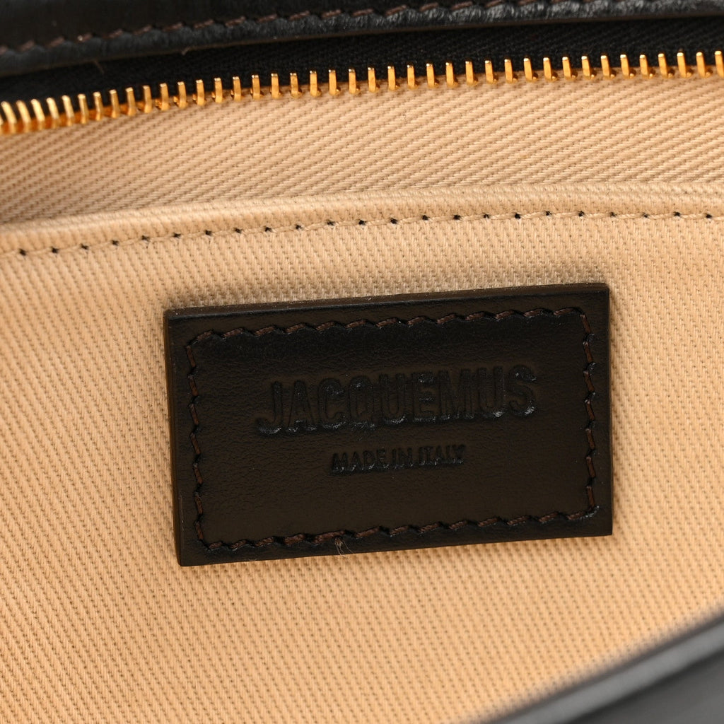 Smooth Calfskin Le Bisou Perle Black