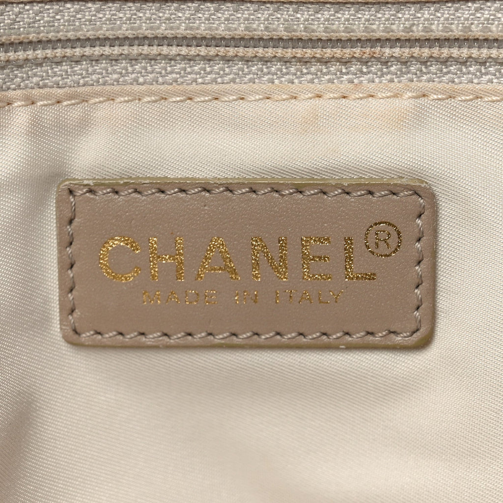 Nylon Medium Travel Tote Beige
