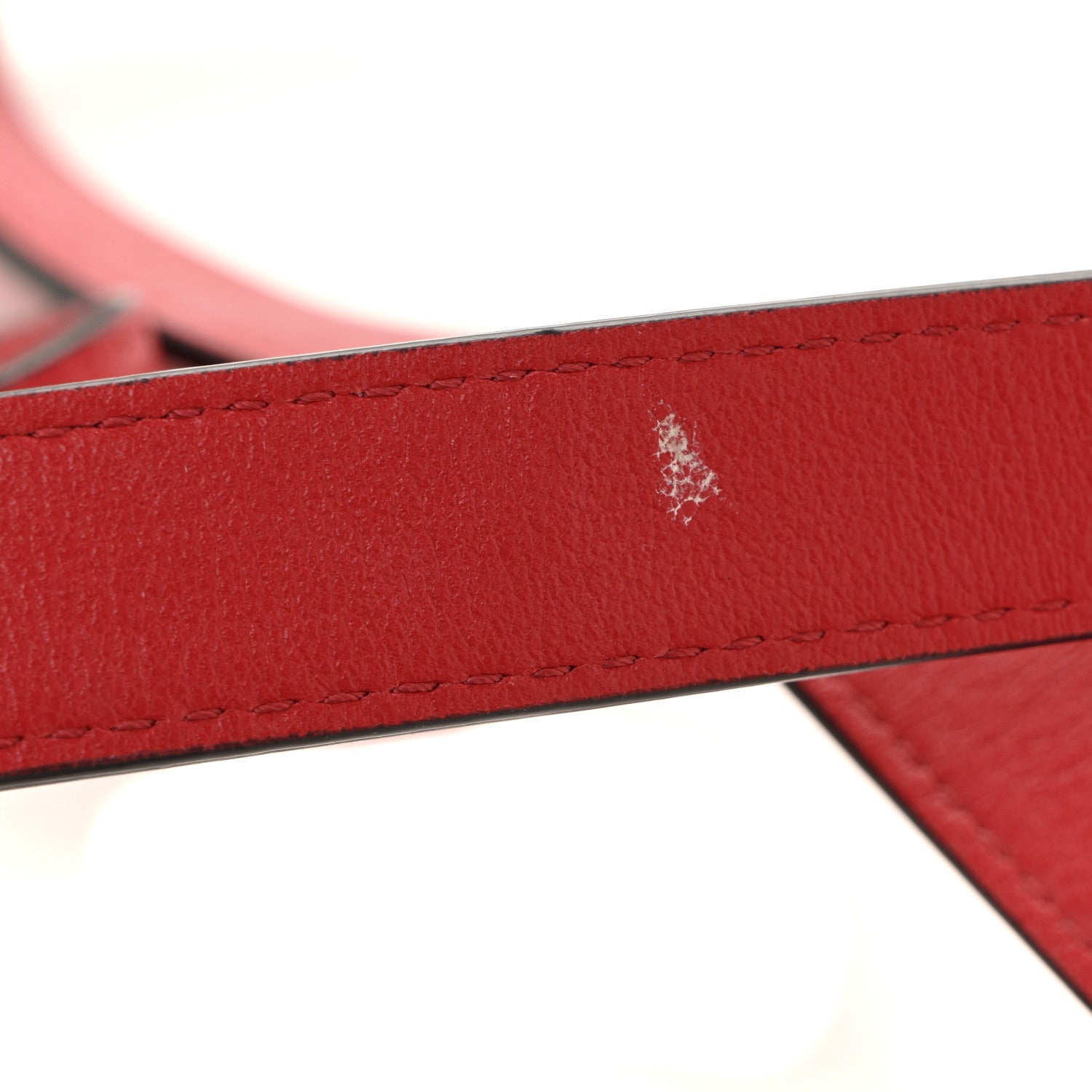 Calfskin Small Supervee Crossbody Bag Rouge Pur