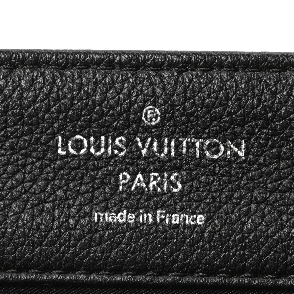 Soft Calfskin Lockme II Top Handle Vanille Black