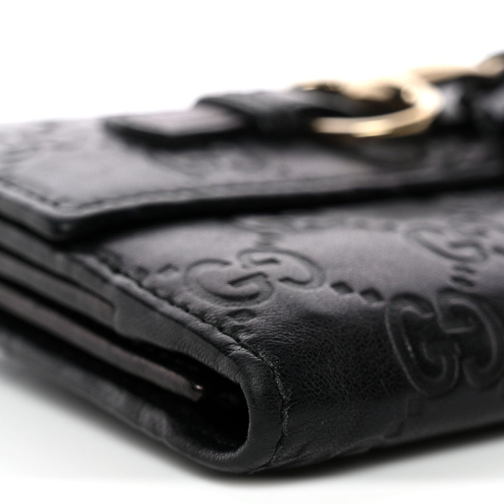 Guccissima Emily Continental Wallet Black