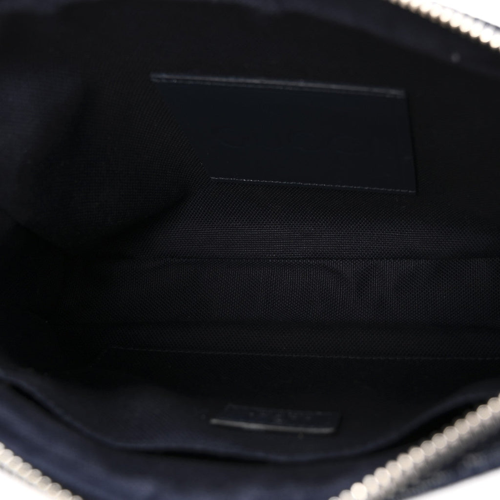 Denim GG Monogram Camouflage Small Crossbody Bag Blue