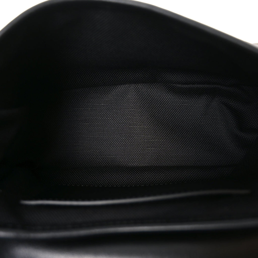 GG Calfskin Embossed Emblem Arabella Bag Black