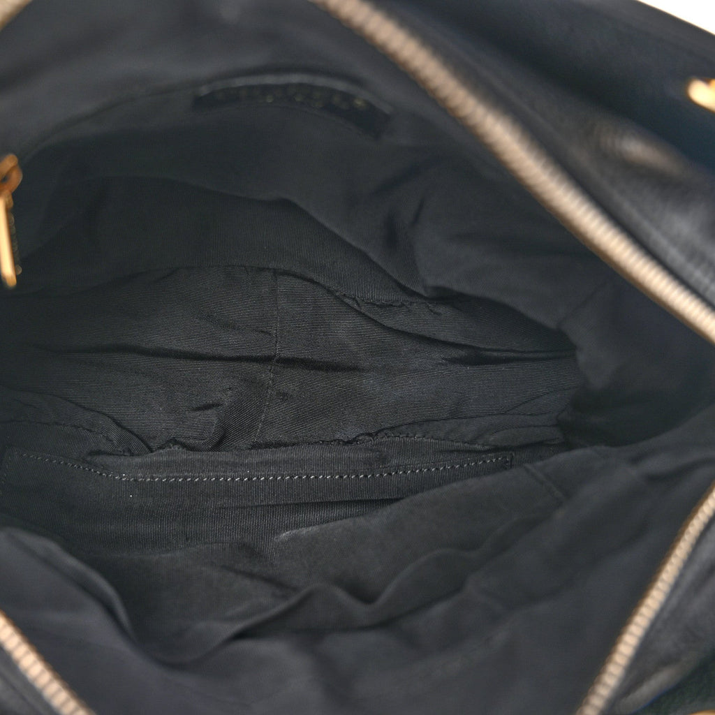 Caviar Quilted Petit Timeless Tote PTT Black