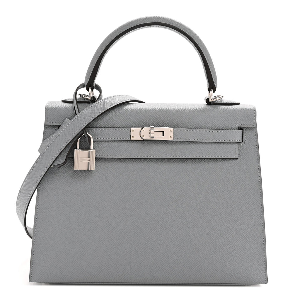 Epsom Kelly Sellier 25 Gris Pantin