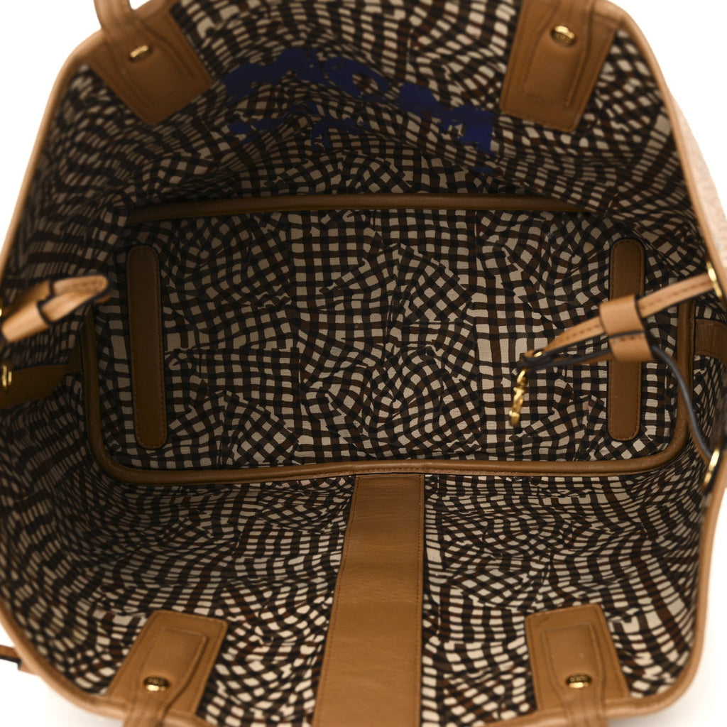 Visetos Medium Liz Reversible Shopper Tote Cognac